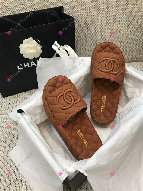 chanel mens slippers|chanel slippers 2020.